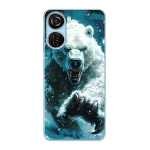Чехол с принтом «Полярный медведь» для ZTE V40 Design