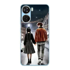 Чохол з дизайном Венздей 2 на ZTE V40 Design (Венздей та Тайлер)