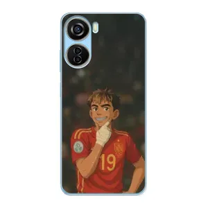 Чехол с футболистом Ламин Ямаль ZTE V40 Design (Ямаль аниме)