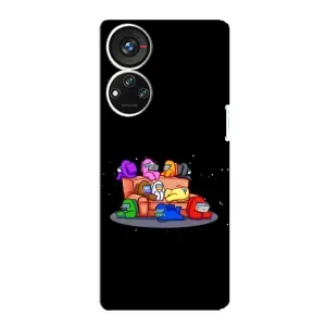 Чехол Амонг Ас для ZTE Blade V40s (AlphaPrint) (Амонг-ас)