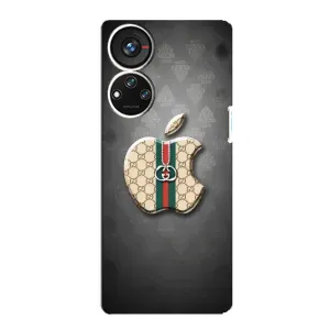 Чохол з принтом «Apple gucci» для ZTE Blade V40s