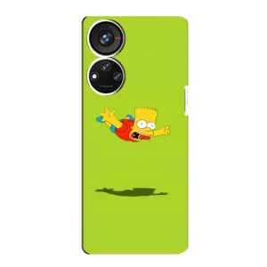 Чехол с принтом «Барт Симпсон» для ZTE Blade V40s