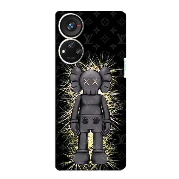Чохол з принтом «Bearbrick LV» для ZTE Blade V40s