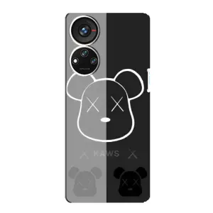 Чохли для ZTE Blade V40s - Bearbrick Louis Vuitton (PREMIUMPrint) (БеарБрік очі)