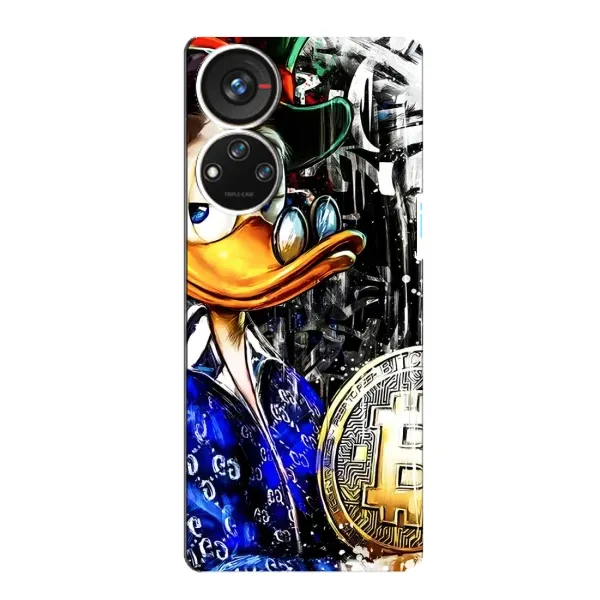 Чохол з принтом «Біткойн Скрудж» для ZTE Blade V40s