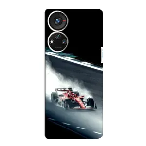 Чехол с принтом «Болид гоночный» для ZTE Blade V40s