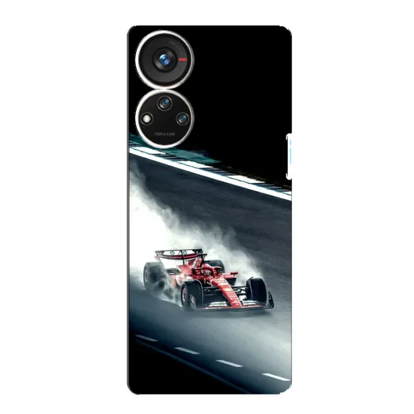 Чехол с принтом «Болид гоночный» для ZTE Blade V40s