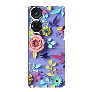 Чехлы с Цветами для ZTE Blade V40s (VPrint) (Цветочный дизайн)