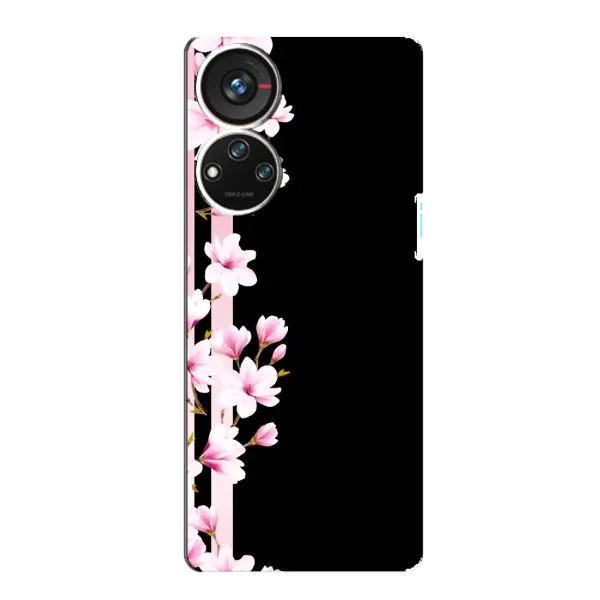 Чехол с принтом «Цветочки» для ZTE Blade V40s