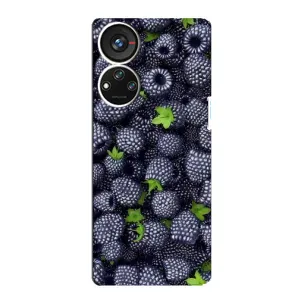 Чехлы с Фруктами для ZTE Blade V40s (VPrint) (Ежевика)