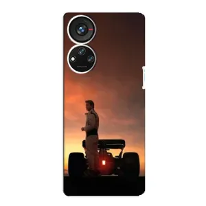 Чехол с принтом «Ф1 Гейс» для ZTE Blade V40s