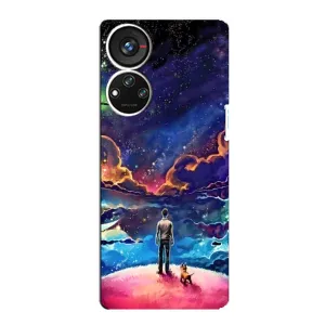 Космические Чехлы для ЗТЕ В40с (VPrint) (Галактический вид)