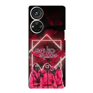 Чехол с принтом «Охранники Игра кальмара» для ZTE Blade V40s