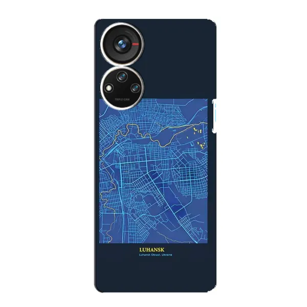 Чохол з принтом «Луганськ» для ZTE Blade V40s