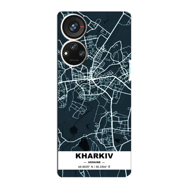 Чохол з принтом «Харків» для ZTE Blade V40s
