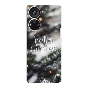 Новорічні, Святкові Чохли для ZTE Blade V40s - 2024 год (Hello winter)