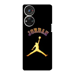 Чехлы для ZTE Blade V40s - с картинкой JORDAN (AlphaPrint) (Jordan Gold)