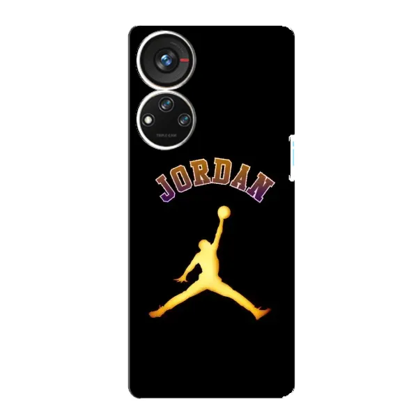 Чехол с принтом «Jordan Gold» для ZTE Blade V40s