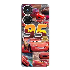 Силиконовый чехол Маквин для ZTE Blade V40s (Коллаж Молния Маквин)