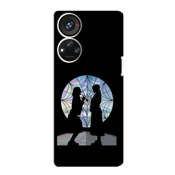 Чехол с принтом «комната Уэнздей» для ZTE Blade V40s
