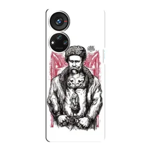 Чохли для ZTE Blade V40s с принтом Тараса Шевченко (AlphaPrint) (Козак Шевченко)
