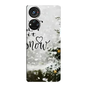 Новорічні, Святкові Чохли для ZTE Blade V40s - 2024 год (Let it snow)