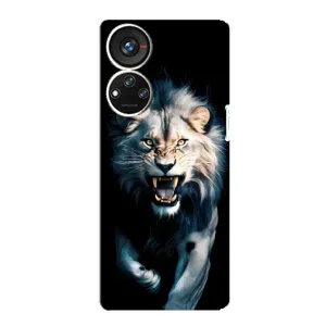 Чохол з принтом «Лев у темряві» для ZTE Blade V40s