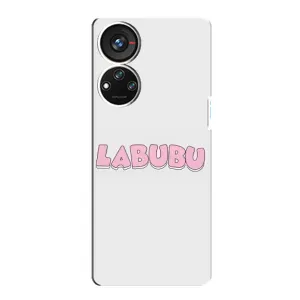 Чохол з принтом «Лого Лабубу» для ZTE Blade V40s
