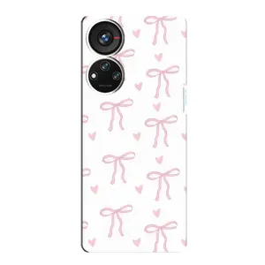 Чохол з бантиками на ZTE Blade V40s (Маленькі бантики)