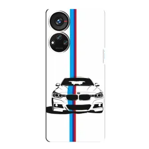 Чохол для ZTE Blade V40s - з принтом БМВ (AlphaPrint) (Машина БМВ)