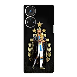 Чехлы для ZTE Blade V40s (Leo чемпион) (AlphaPrint) (Месси Король)