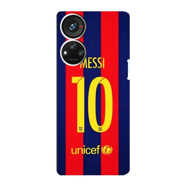 Чехол с принтом «Messi Barca 10» для ZTE Blade V40s