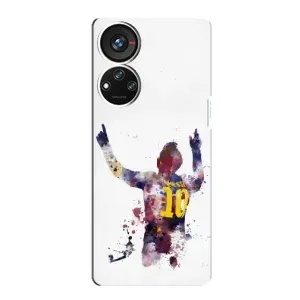 Чехол с принтом «Messi Barca» для ZTE Blade V40s