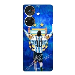 Чехлы для ZTE Blade V40s (Leo чемпион) (AlphaPrint) (Месси сборная)