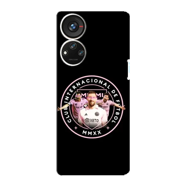 Чохол з принтом «Мессі в лого» для ZTE Blade V40s
