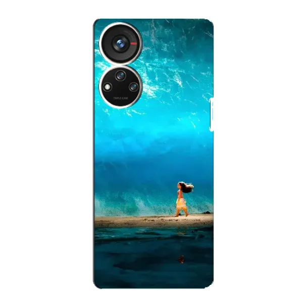 Чехол с принтом «Океан Моана» для ZTE Blade V40s