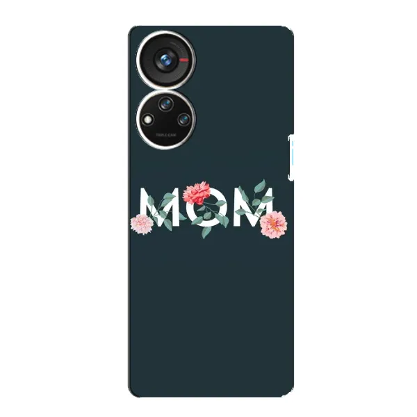 Чехол с принтом «Mom дизайн» для ZTE Blade V40s