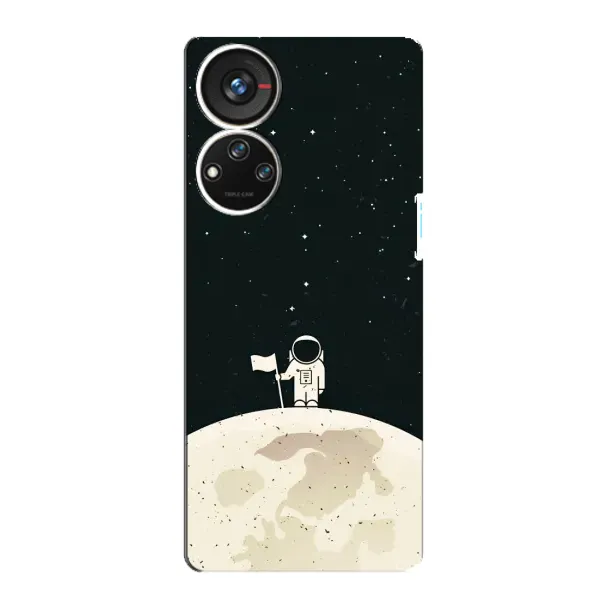 Чехол с принтом «На луне» для ZTE Blade V40s