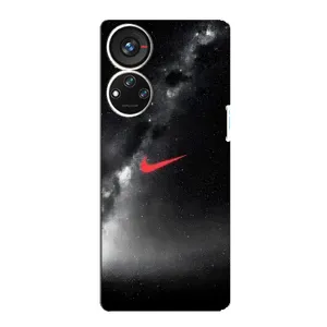 Чехол для ZTE Blade V40s - с принтом Найк (AlphaPrint) (Найк красный)