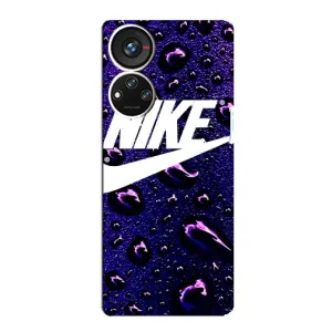 Чехол для ZTE Blade V40s - с принтом Найк (AlphaPrint) (Найк принт)