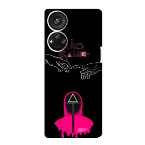Чехол с принтом «Минимализм Игра кальмара» для ZTE Blade V40s