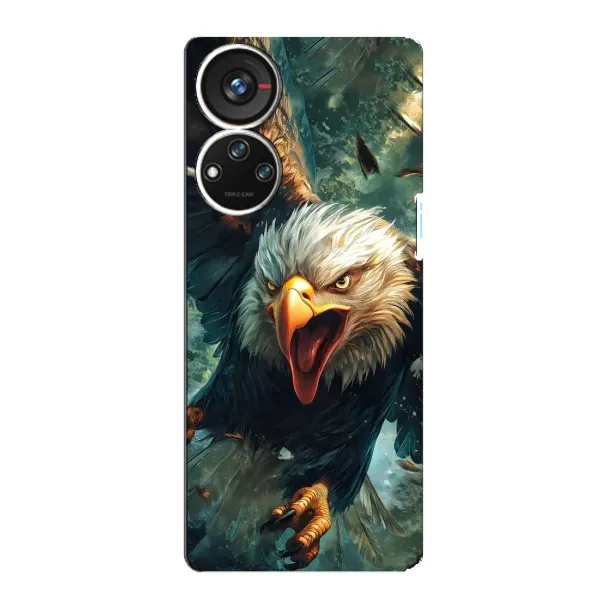 Чохол з принтом «Орел у польоті» для ZTE Blade V40s