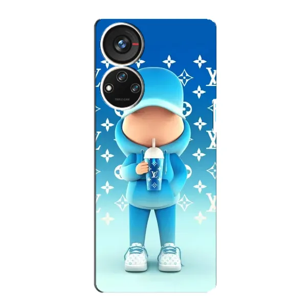Чехол с принтом «Парень LV» для ZTE Blade V40s