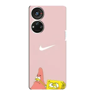 Чохол Губка Боб для ZTE Blade V40s (Патрік і Губка)
