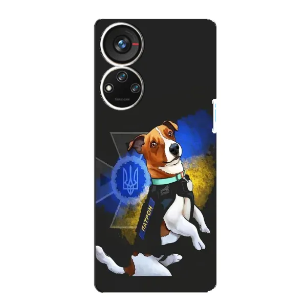 Чехол с принтом «Патрон собачка» для ZTE Blade V40s