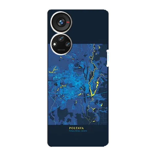 Чохол з принтом «Полтава» для ZTE Blade V40s