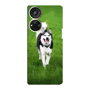 Чохол з Хаскі ZTE Blade V40s - (AlphaPrint) (Радісний Хаскі)
