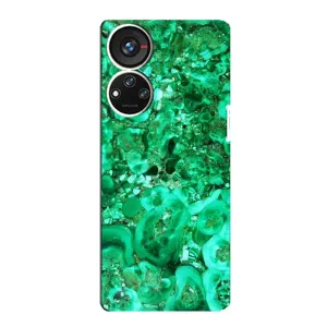 Мраморний чехол на ZTE Blade V40s (VPrint) (Салатовий Мрамор)
