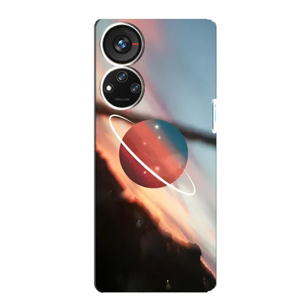 Чехол с принтом «Сатурн» для ZTE Blade V40s