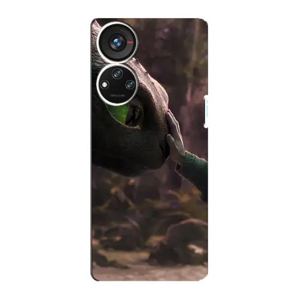 Чехол с принтом «Сцена с драконом» для ZTE Blade V40s